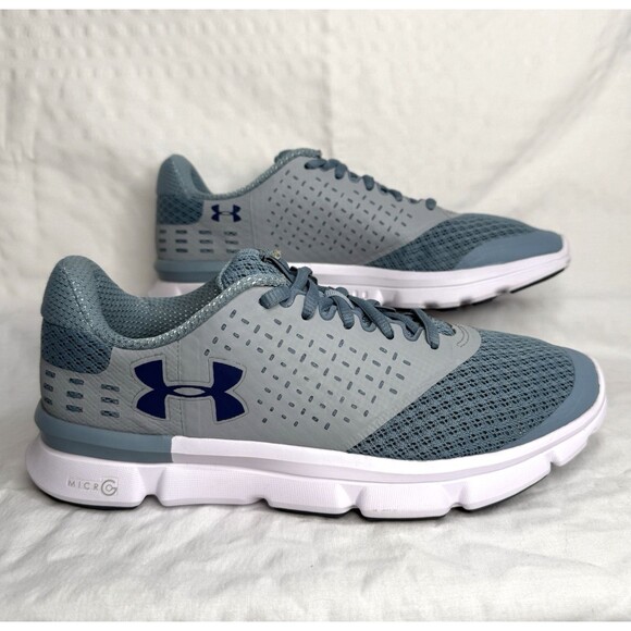 Under Armour Women's Micro G Speed Swift 2 Running Sneakers Blue Size 7.5 Shoes - Picture 2 of 10